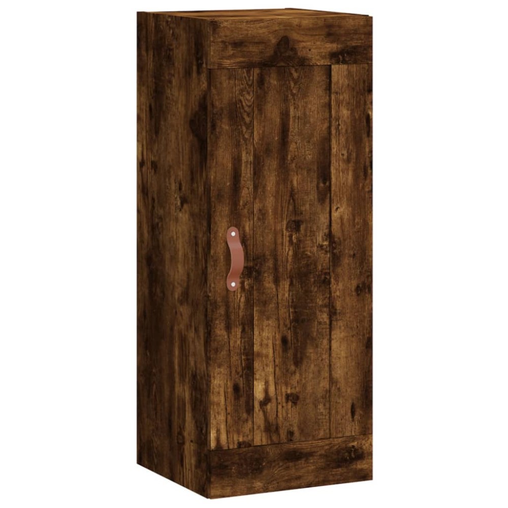 vidaXL Ντουλάπι Τοίχου Καπνιστή Δρυς 34,5 x 34 x 90 εκ. Επεξεργ. Ξύλο