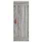 vidaXL Ντουλάπι Τοίχου Γκρι Sonoma 34,5 x 34 x 90 εκ. Επεξεργ. Ξύλο