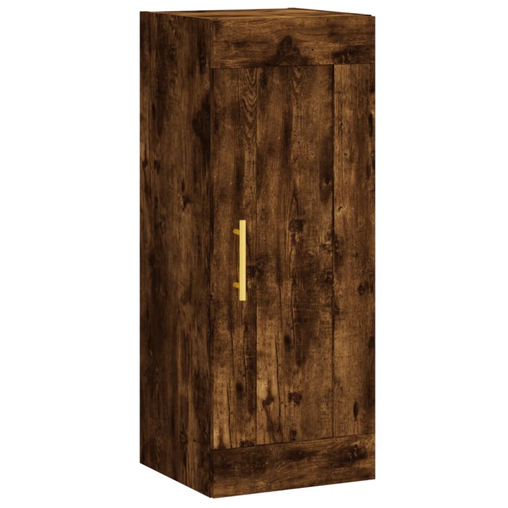 vidaXL Ντουλάπι Τοίχου Καπνιστή Δρυς 34,5 x 34 x 90 εκ. Επεξεργ. Ξύλο