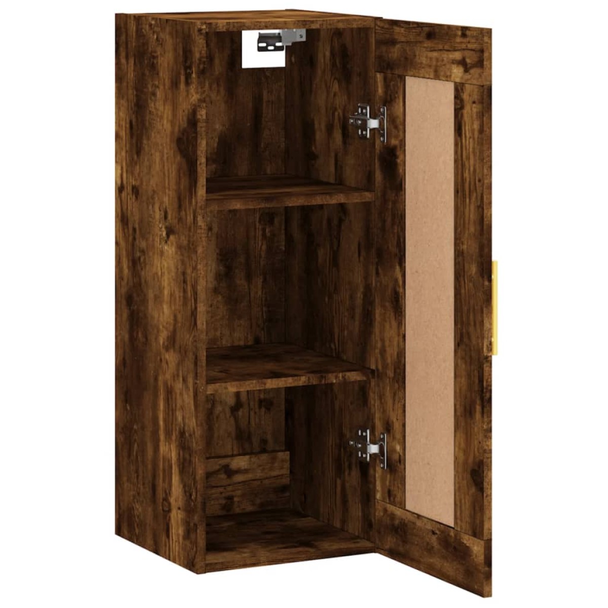 vidaXL Ντουλάπι Τοίχου Καπνιστή Δρυς 34,5 x 34 x 90 εκ. Επεξεργ. Ξύλο