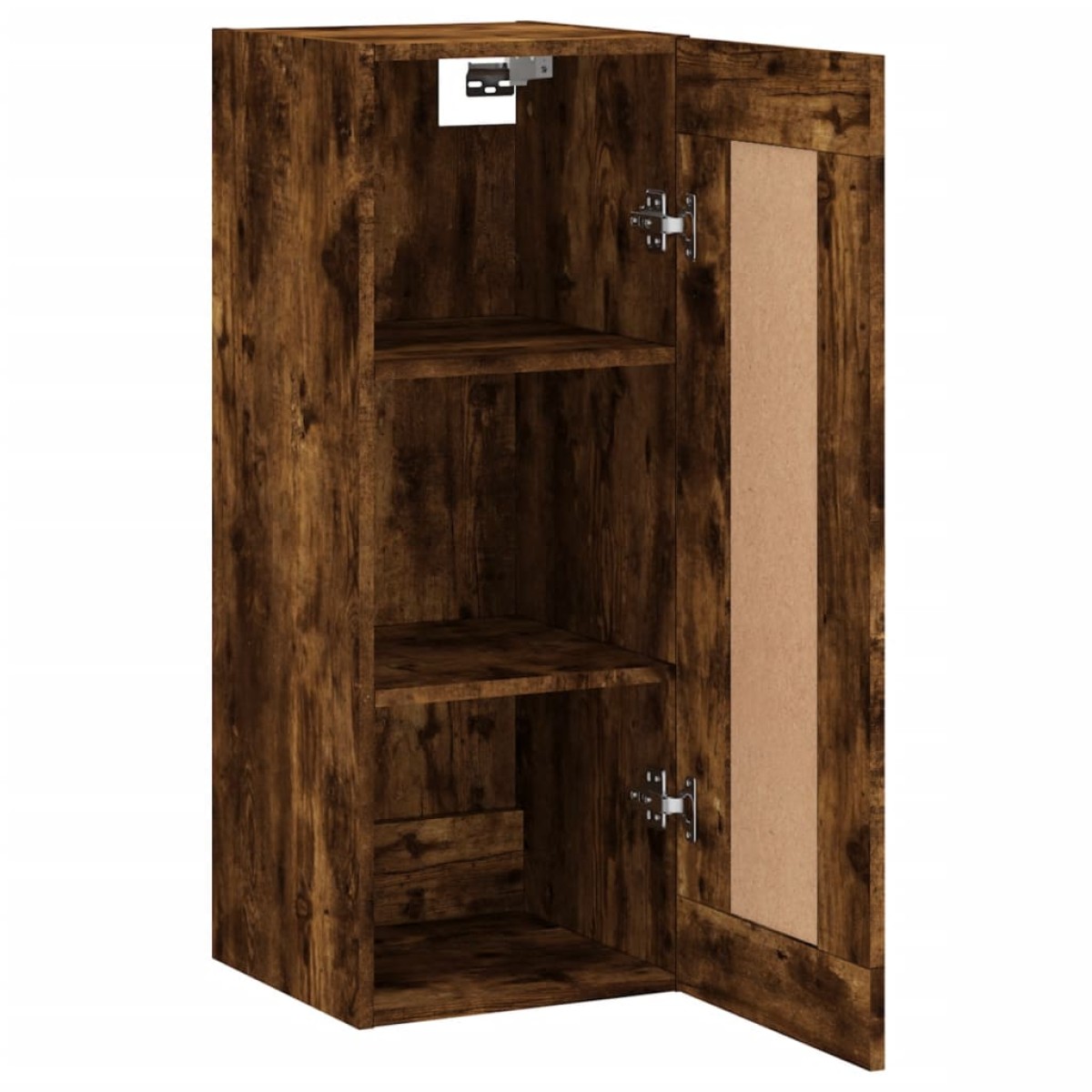 vidaXL Ντουλάπι Τοίχου Καπνιστή Δρυς 34,5 x 34 x 90 εκ. Επεξεργ. Ξύλο