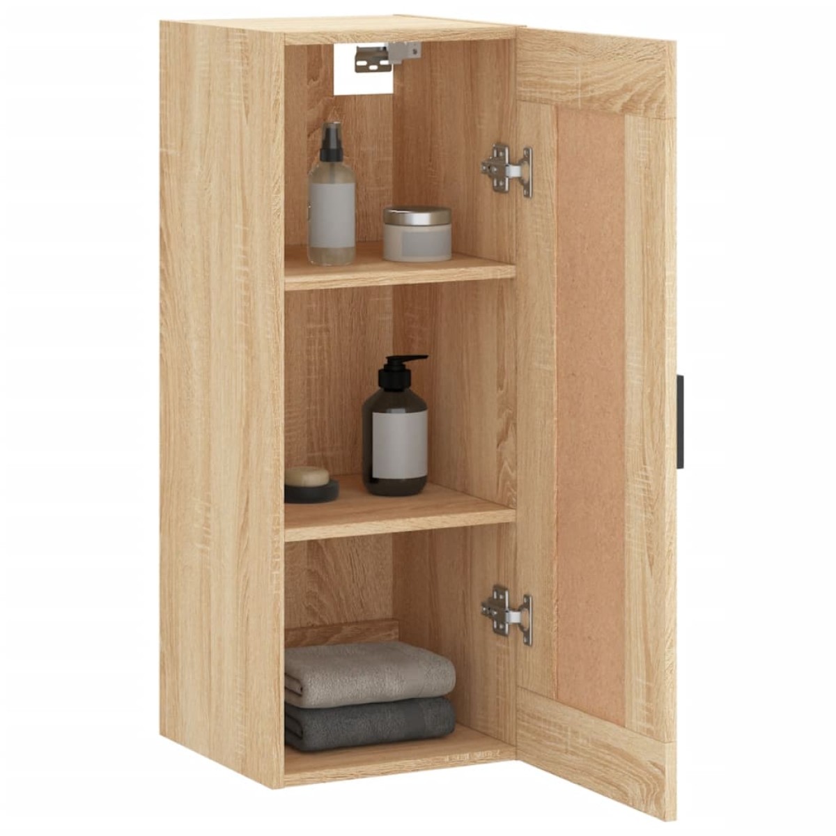 vidaXL Ντουλάπι Τοίχου Sonoma Δρυς 34,5 x 34 x 90 εκ. Επεξεργ. Ξύλο