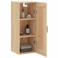 vidaXL Ντουλάπι Τοίχου Sonoma Δρυς 34,5 x 34 x 90 εκ. Επεξεργ. Ξύλο