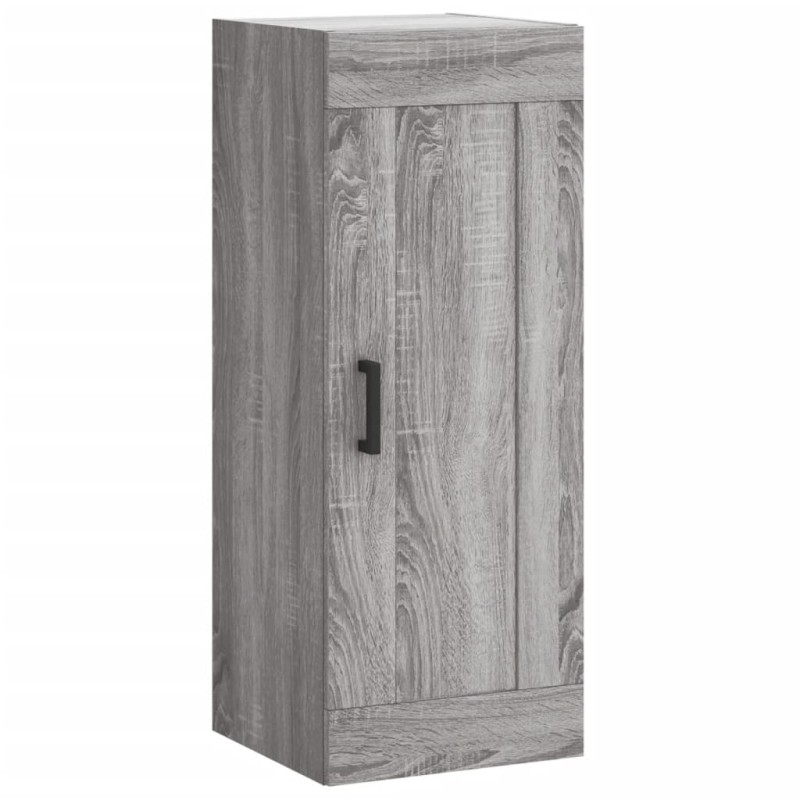 vidaXL Ντουλάπι Τοίχου Γκρι Sonoma 34,5 x 34 x 90 εκ. Επεξεργ. Ξύλο