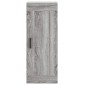 vidaXL Ντουλάπι Τοίχου Γκρι Sonoma 34,5 x 34 x 90 εκ. Επεξεργ. Ξύλο