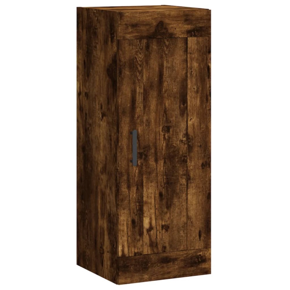 vidaXL Ντουλάπι Τοίχου Καπνιστή Δρυς 34,5 x 34 x 90 εκ. Επεξεργ. Ξύλο