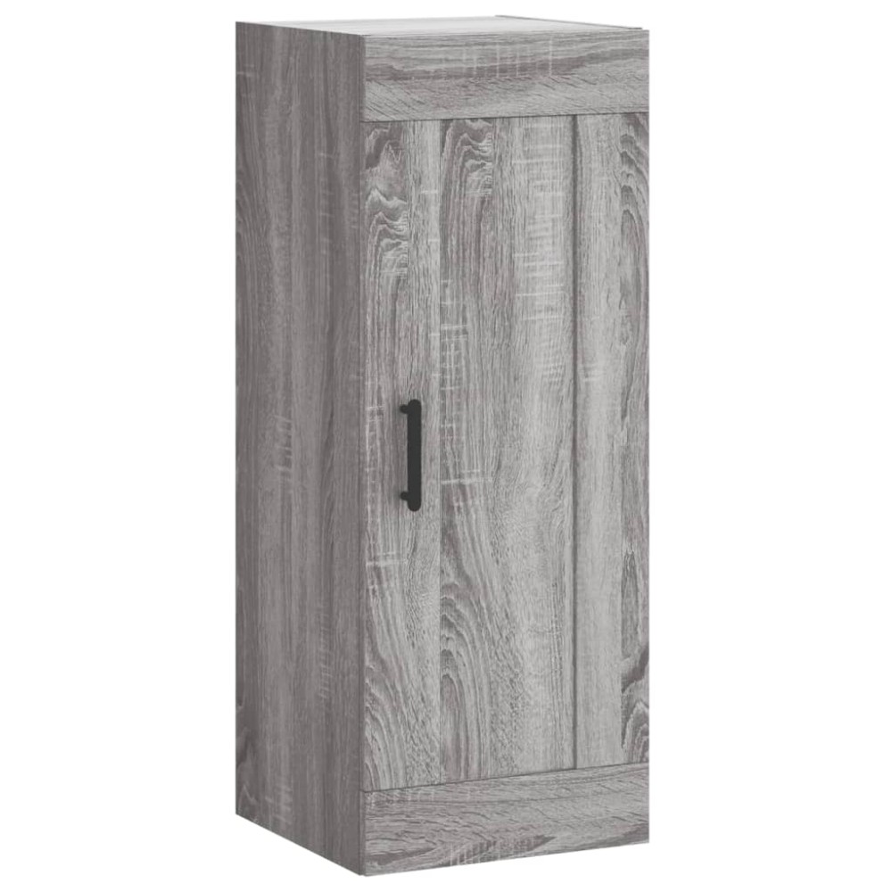 vidaXL Ντουλάπι Τοίχου Γκρι Sonoma 34,5 x 34 x 90 εκ. Επεξεργ. Ξύλο