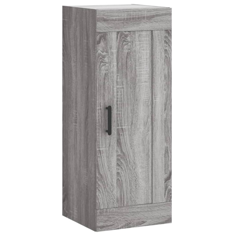 vidaXL Ντουλάπι Τοίχου Γκρι Sonoma 34,5 x 34 x 90 εκ. Επεξεργ. Ξύλο