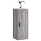 vidaXL Ντουλάπι Τοίχου Γκρι Sonoma 34,5 x 34 x 90 εκ. Επεξεργ. Ξύλο