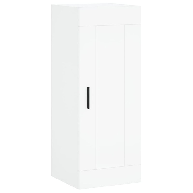 vidaXL Ντουλάπι Τοίχου Λευκό 34,5 x 34 x 90 εκ. από Επεξεργασμένο Ξύλο