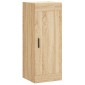 vidaXL Ντουλάπι Τοίχου Sonoma Δρυς 34,5 x 34 x 90 εκ. Επεξεργ. Ξύλο