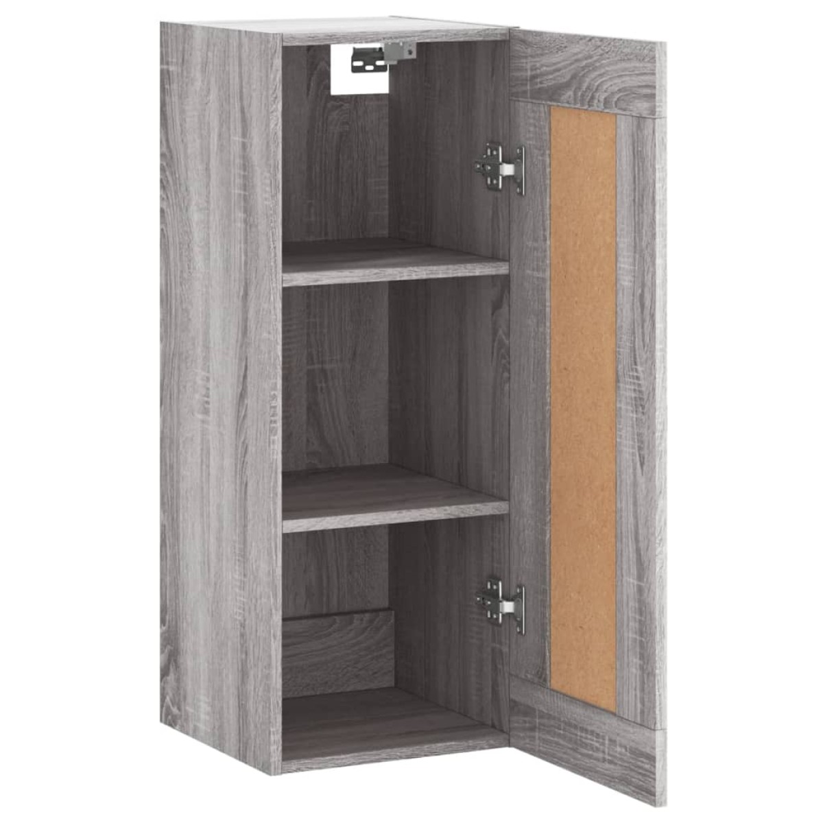vidaXL Ντουλάπι Τοίχου Γκρι Sonoma 34,5 x 34 x 90 εκ. Επεξεργ. Ξύλο