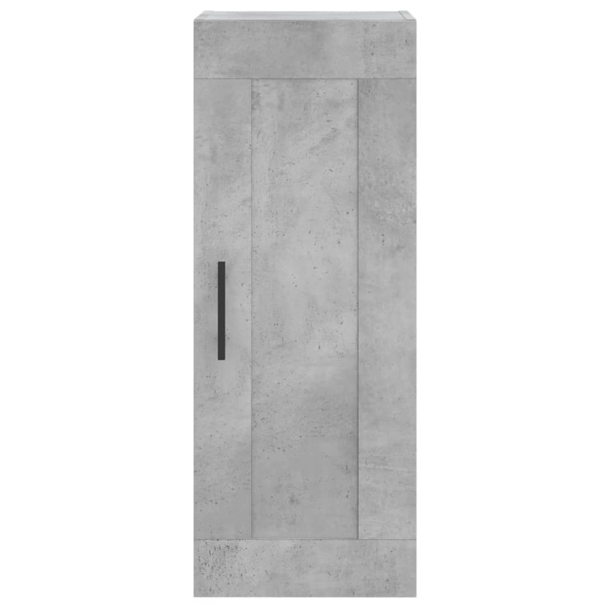 vidaXL Ντουλάπι Τοίχου Γκρι Σκυροδέματος 34,5x34x90 εκ. Επεξεργ. Ξύλο