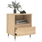 vidaXL Κομοδίνο Sonoma Δρυς 40 x 35 x 50 εκ. από Επεξεργ. Ξύλο