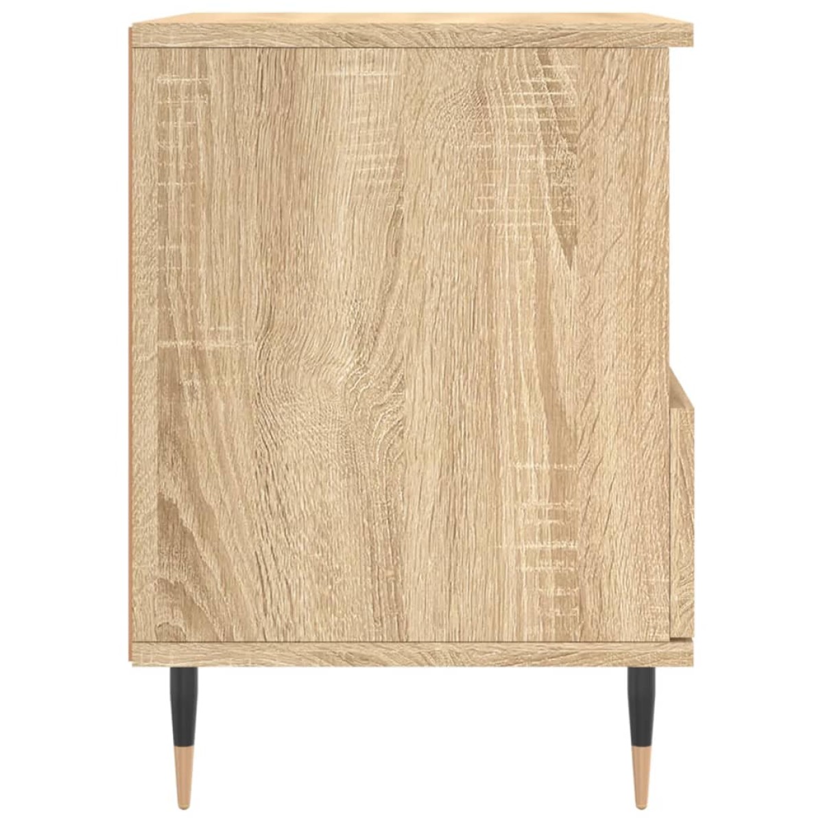 vidaXL Κομοδίνο Sonoma Δρυς 40 x 35 x 50 εκ. από Επεξεργ. Ξύλο
