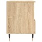 vidaXL Κομοδίνο Sonoma Δρυς 40 x 35 x 50 εκ. από Επεξεργ. Ξύλο