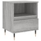 vidaXL Κομοδίνο Γκρι Sonoma 40 x 35 x 50 εκ. από Επεξεργασμένο Ξύλο