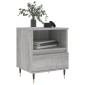 vidaXL Κομοδίνο Γκρι Sonoma 40 x 35 x 50 εκ. από Επεξεργασμένο Ξύλο