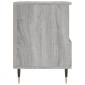 vidaXL Κομοδίνο Γκρι Sonoma 40 x 35 x 50 εκ. από Επεξεργασμένο Ξύλο