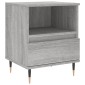 vidaXL Κομοδίνα 2 τεμ. Γκρι Sonoma 40 x 35 x 50 εκ. από Επεξεργ. Ξύλο