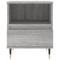 vidaXL Κομοδίνα 2 τεμ. Γκρι Sonoma 40 x 35 x 50 εκ. από Επεξεργ. Ξύλο