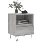 vidaXL Κομοδίνο Γκρι Sonoma 40 x 35 x 50 εκ. από Επεξεργασμένο Ξύλο