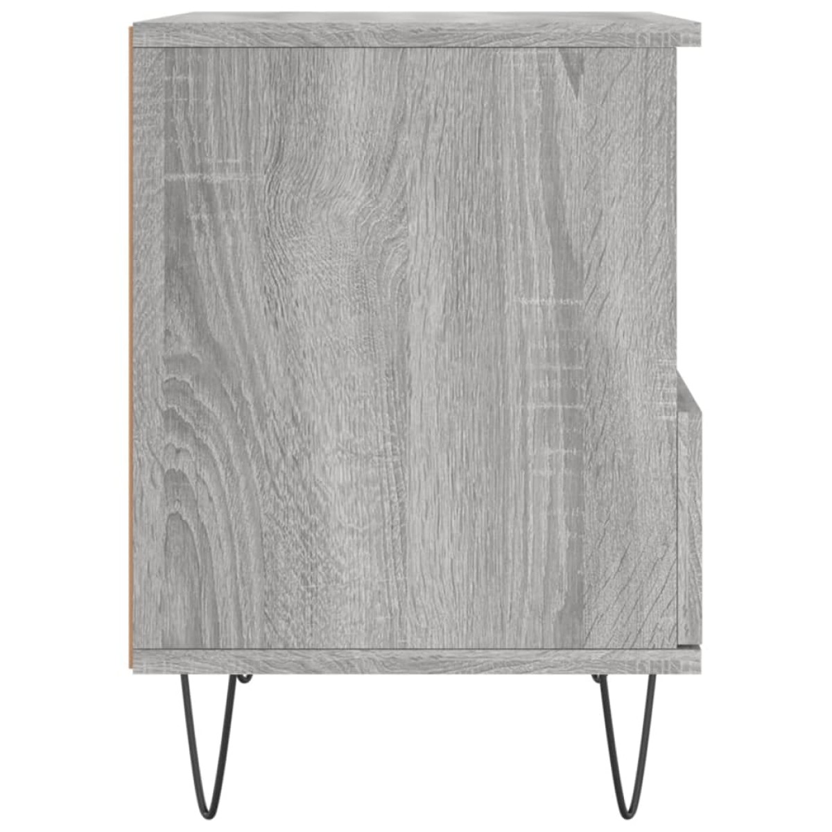 vidaXL Κομοδίνο Γκρι Sonoma 40 x 35 x 50 εκ. από Επεξεργασμένο Ξύλο