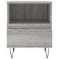 vidaXL Κομοδίνα 2 τεμ. Γκρι Sonoma 40 x 35 x 50 εκ. από Επεξεργ. Ξύλο