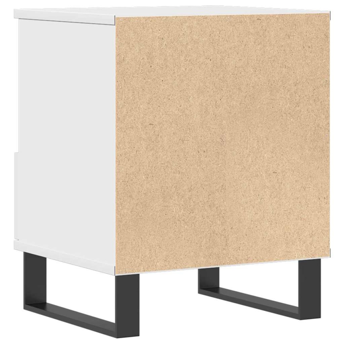 vidaXL Κομοδίνα Λευκά 2 τεμ. 40 x 35 x 50 εκ. από Επεξεργασμένο Ξύλο