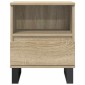 vidaXL Κομοδίνο Sonoma Δρυς 40 x 35 x 50 εκ. από Επεξεργ. Ξύλο