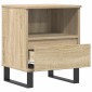 vidaXL Κομοδίνο Sonoma Δρυς 40 x 35 x 50 εκ. από Επεξεργ. Ξύλο