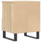 vidaXL Κομοδίνο Sonoma Δρυς 40 x 35 x 50 εκ. από Επεξεργ. Ξύλο