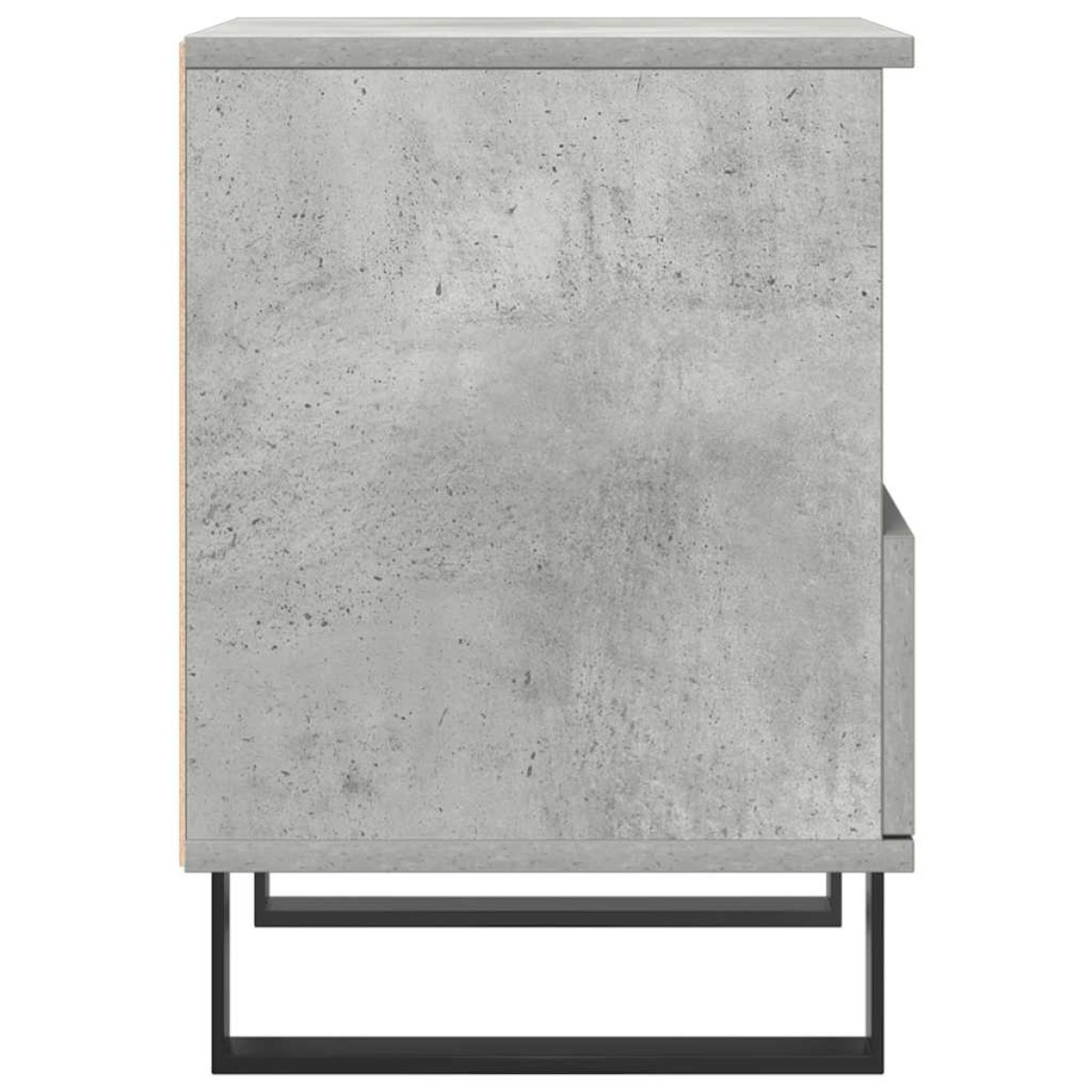vidaXL Κομοδίνο Γκρι Σκυροδέματος 40 x 35 x 50 εκ. από Επεξεργ. Ξύλο