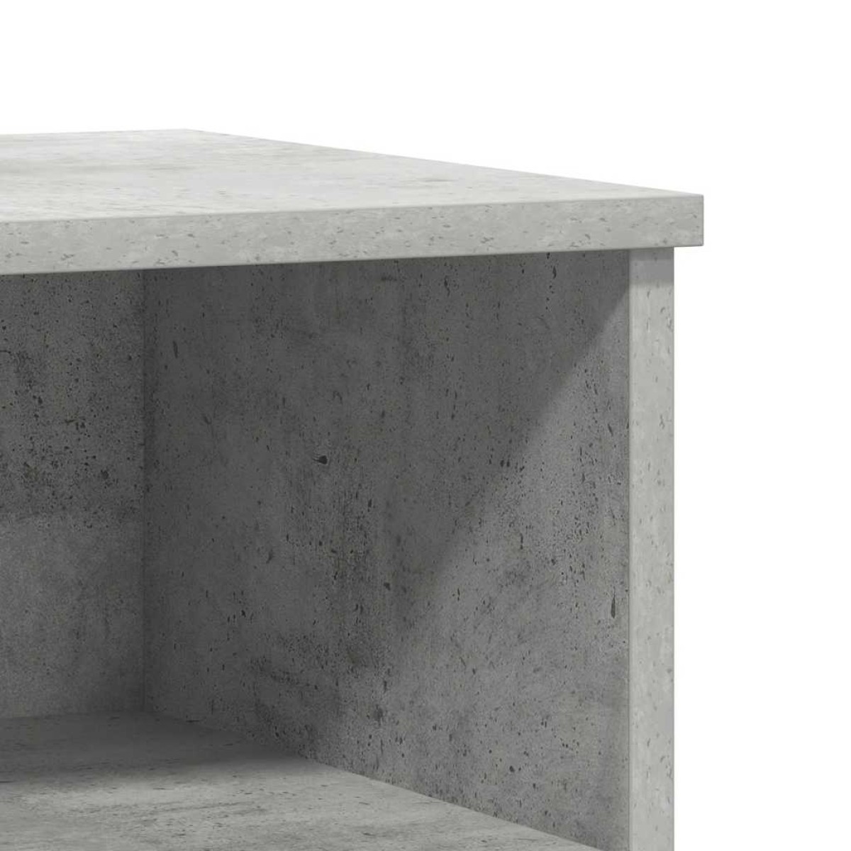 vidaXL Κομοδίνο Γκρι Σκυροδέματος 40 x 35 x 50 εκ. από Επεξεργ. Ξύλο