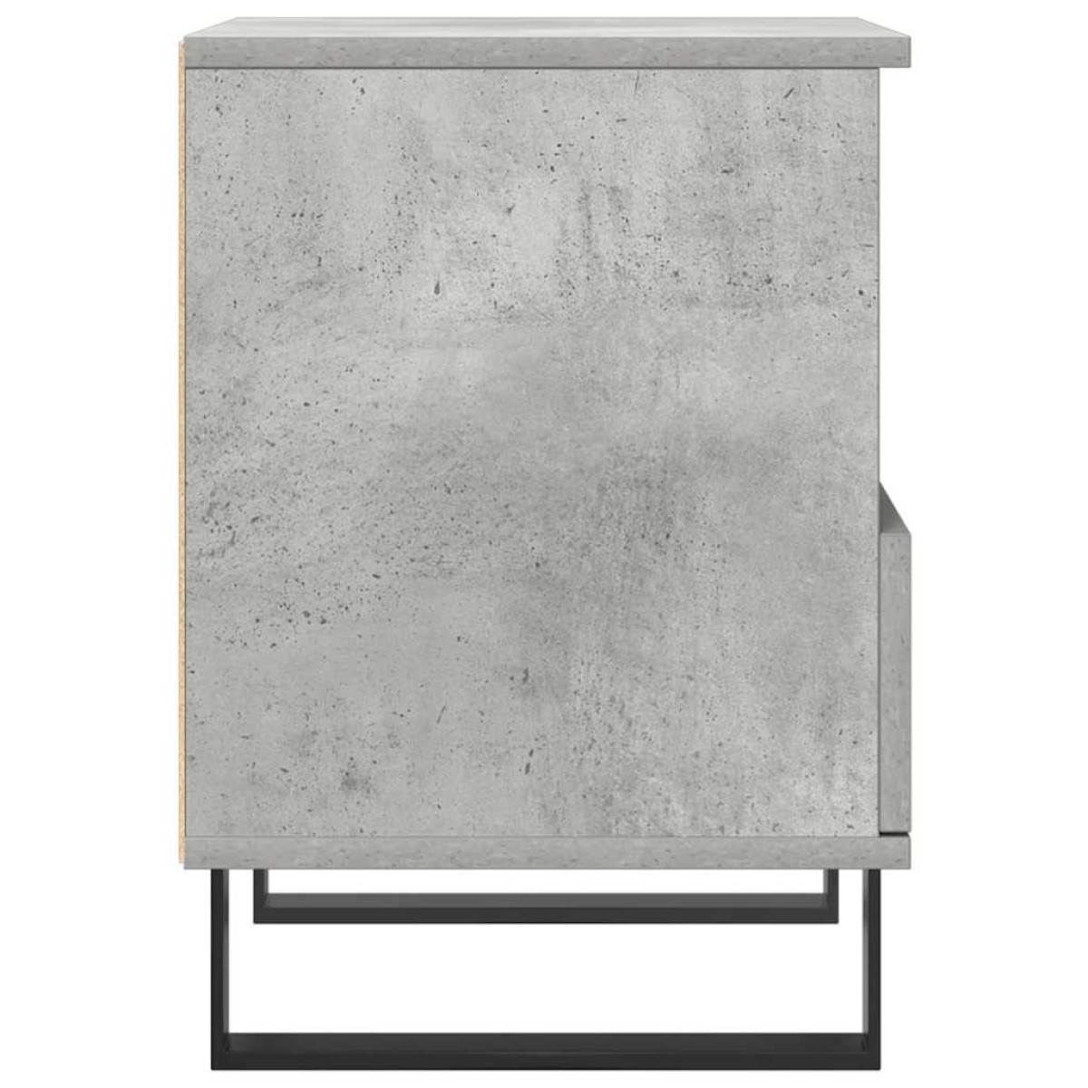 vidaXL Κομοδίνα 2 τεμ. Γκρι Σκυροδέματος 40x35x50 εκ. Επεξεργ. Ξύλο