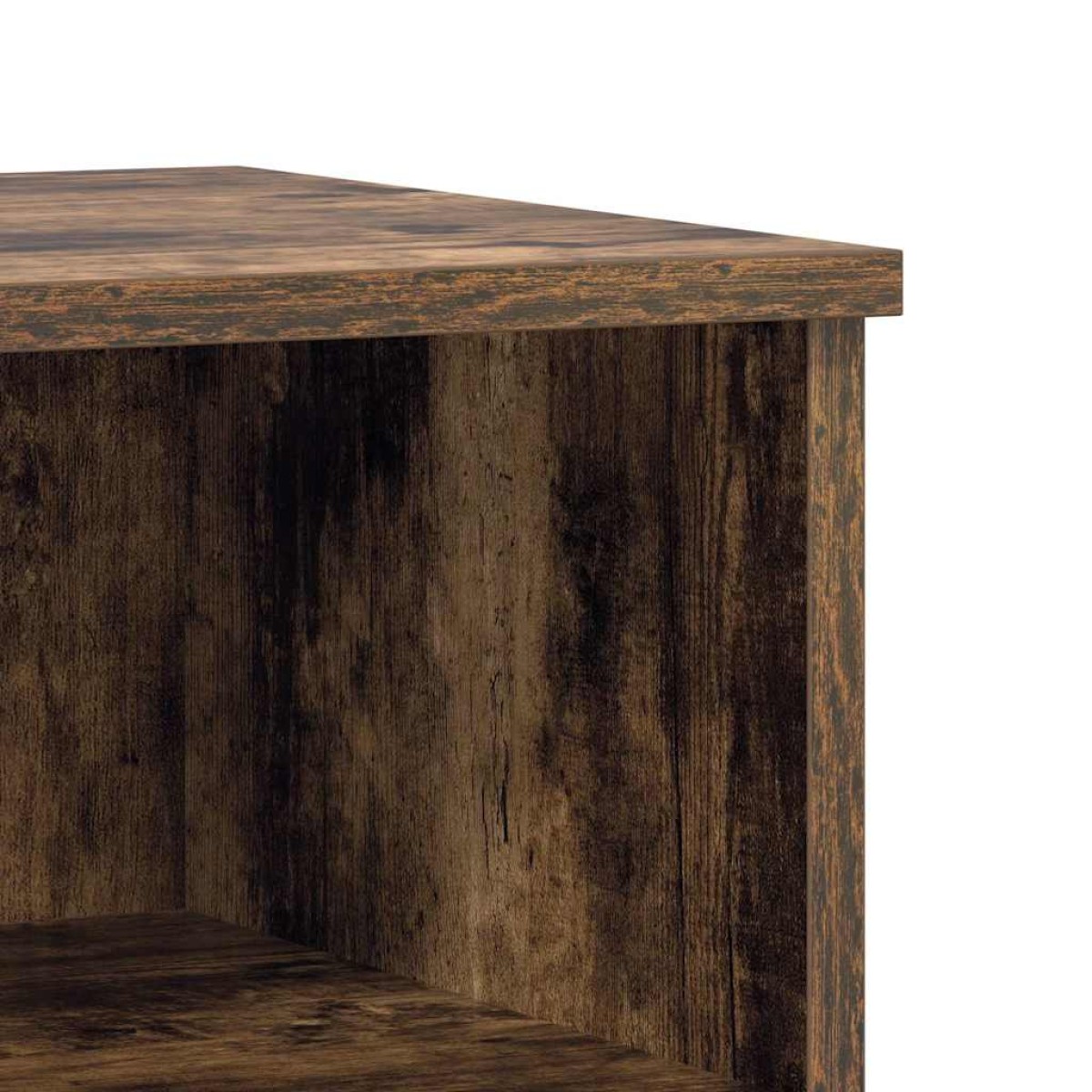 vidaXL Κομοδίνο Καπνιστή Δρυς 40 x 35 x 50 εκ. από Επεξεργ. Ξύλο