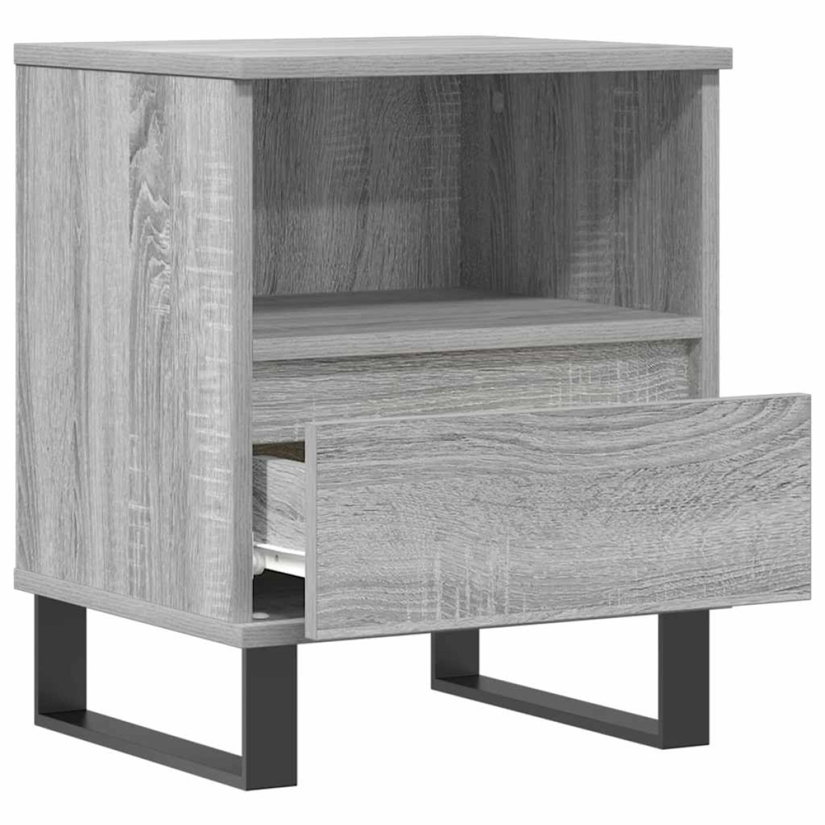 vidaXL Κομοδίνο Γκρι Sonoma 40 x 35 x 50 εκ. από Επεξεργασμένο Ξύλο
