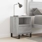 vidaXL Κομοδίνο Γκρι Sonoma 40 x 35 x 50 εκ. από Επεξεργασμένο Ξύλο