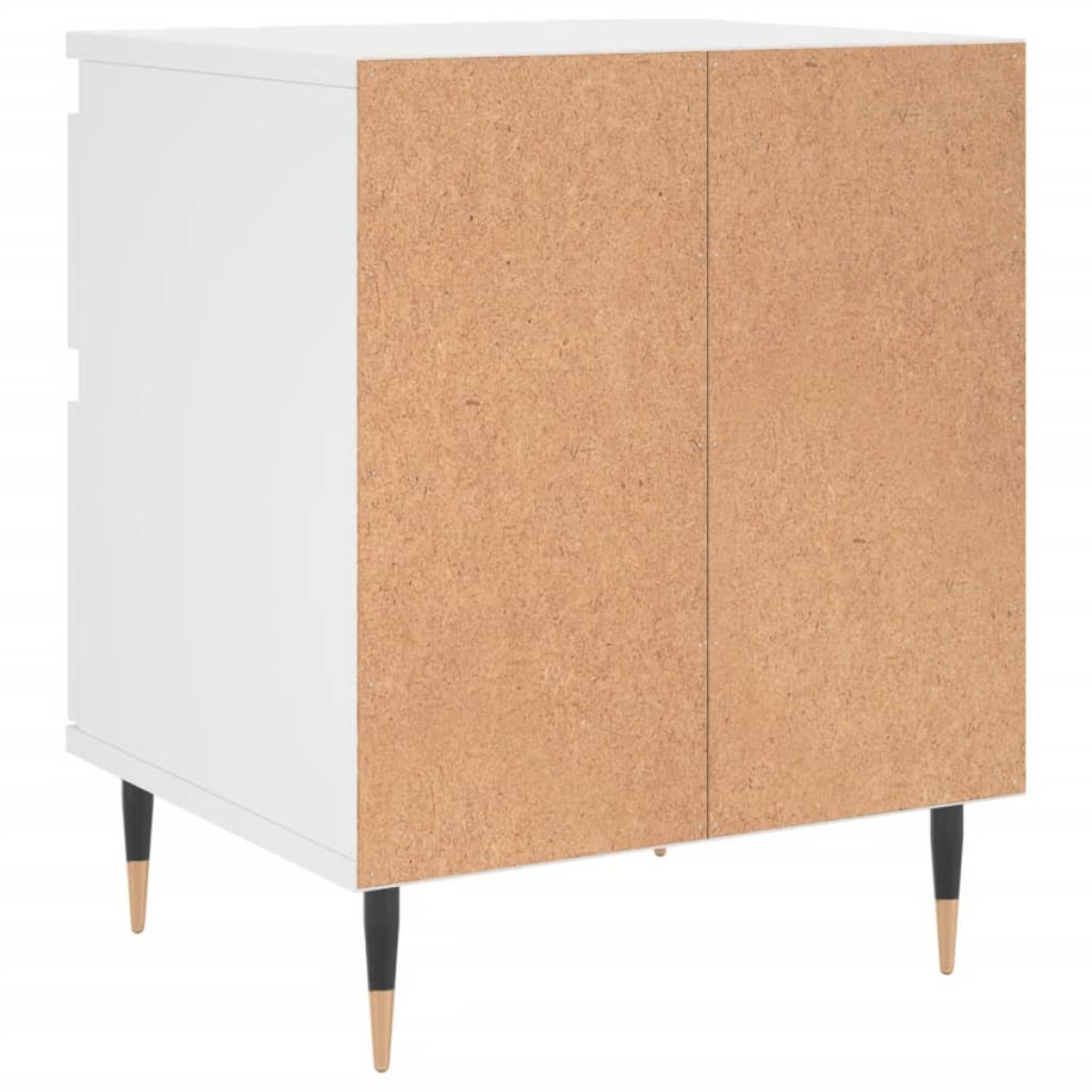 vidaXL Κομοδίνο Λευκό 40 x 35 x 50 εκ. από Επεξεργασμένο Ξύλο