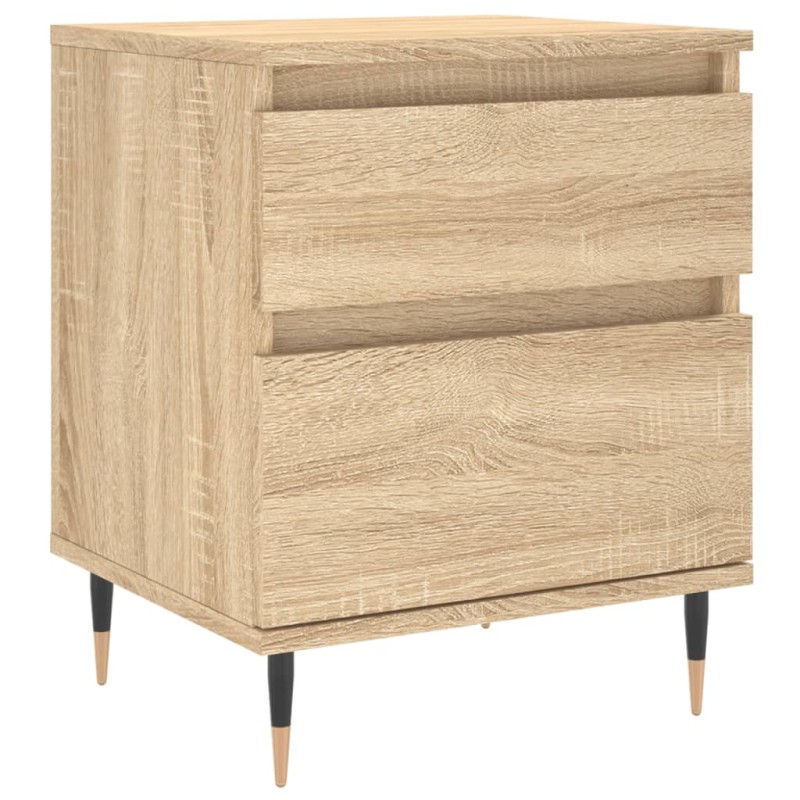 vidaXL Κομοδίνο Sonoma Δρυς 40 x 35 x 50 εκ. από Επεξεργ. Ξύλο