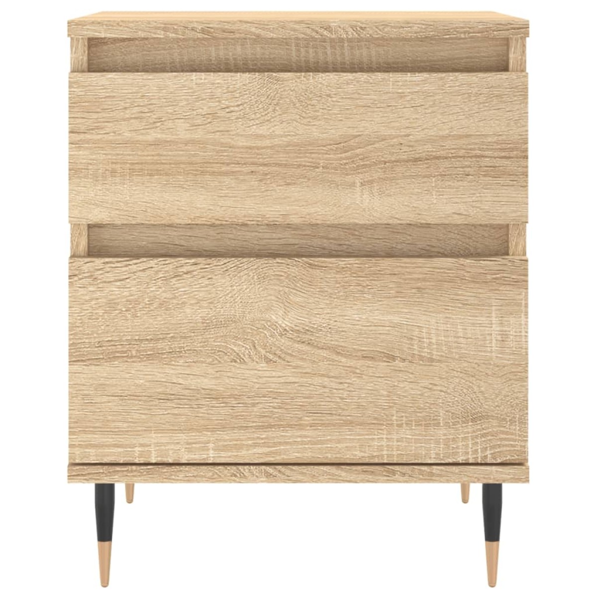vidaXL Κομοδίνο Sonoma Δρυς 40 x 35 x 50 εκ. από Επεξεργ. Ξύλο