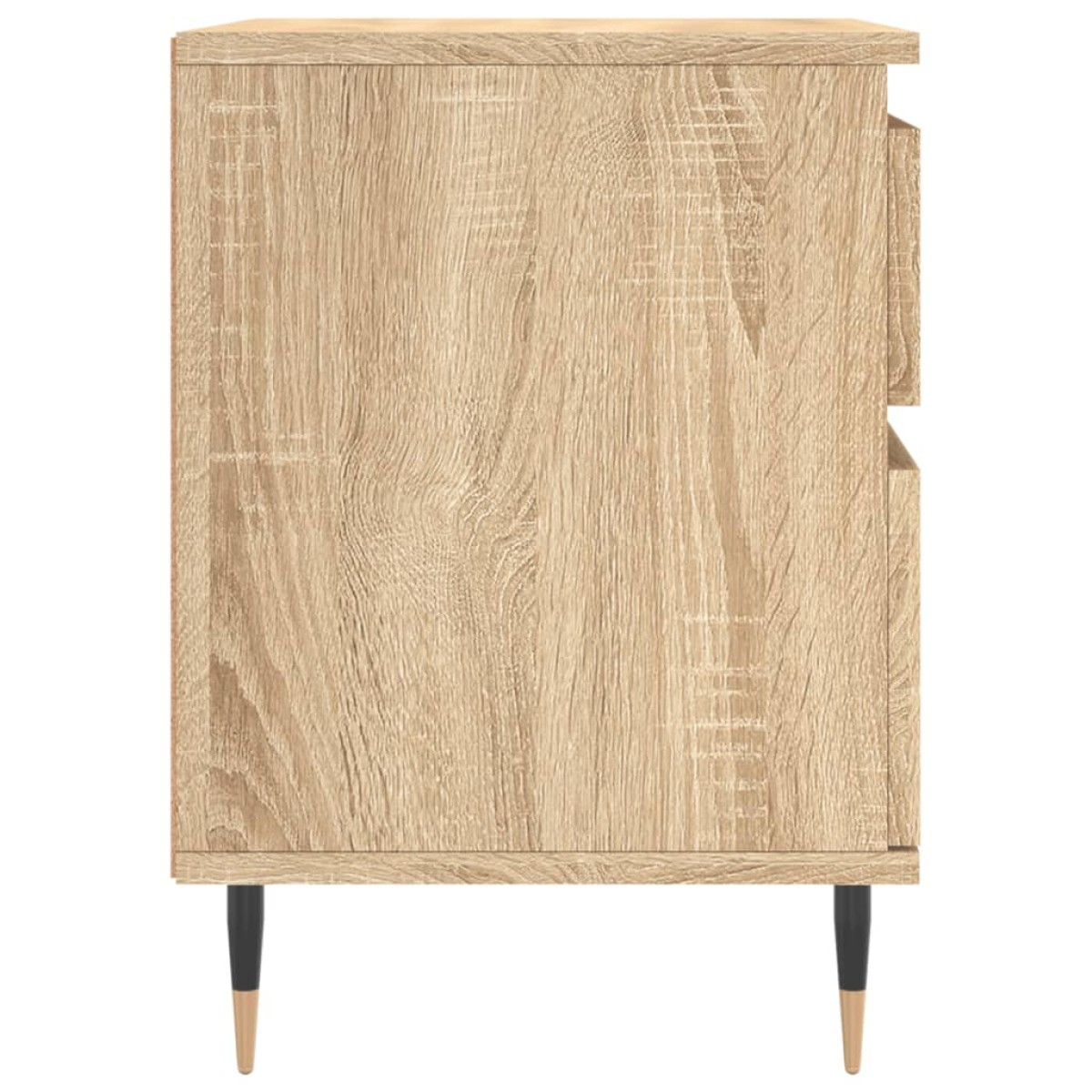 vidaXL Κομοδίνο Sonoma Δρυς 40 x 35 x 50 εκ. από Επεξεργ. Ξύλο