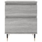 vidaXL Κομοδίνο Γκρι Sonoma 40 x 35 x 50 εκ. από Επεξεργασμένο Ξύλο