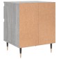 vidaXL Κομοδίνο Γκρι Sonoma 40 x 35 x 50 εκ. από Επεξεργασμένο Ξύλο