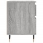 vidaXL Κομοδίνα 2 τεμ. Γκρι Sonoma 40 x 35 x 50 εκ. από Επεξεργ. Ξύλο