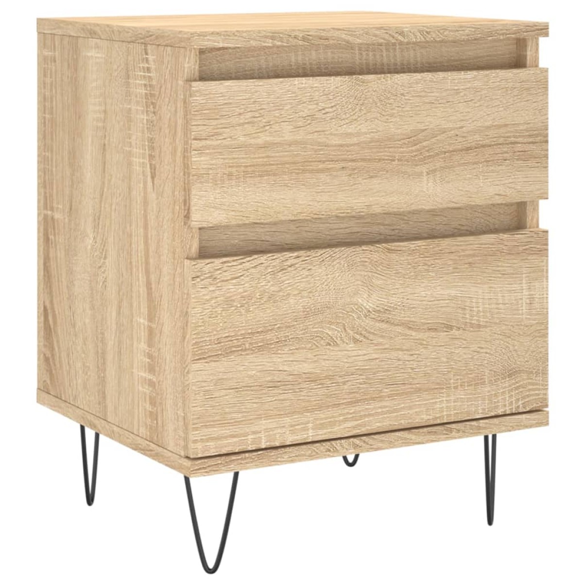vidaXL Κομοδίνα 2 τεμ. Sonoma Δρυς 40 x 35 x 50 εκ. από Επεξεργ. Ξύλο