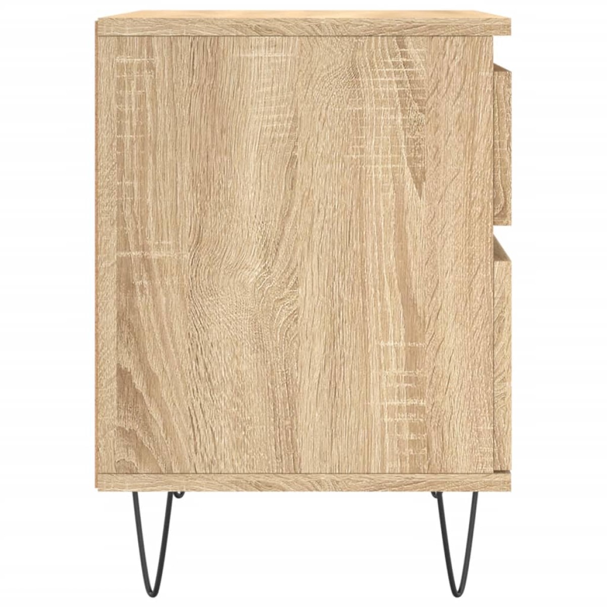 vidaXL Κομοδίνα 2 τεμ. Sonoma Δρυς 40 x 35 x 50 εκ. από Επεξεργ. Ξύλο
