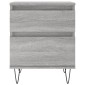 vidaXL Κομοδίνο Γκρι Sonoma 40 x 35 x 50 εκ. από Επεξεργασμένο Ξύλο