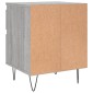 vidaXL Κομοδίνο Γκρι Sonoma 40 x 35 x 50 εκ. από Επεξεργασμένο Ξύλο