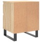 vidaXL Κομοδίνο Sonoma Δρυς 40 x 35 x 50 εκ. από Επεξεργ. Ξύλο